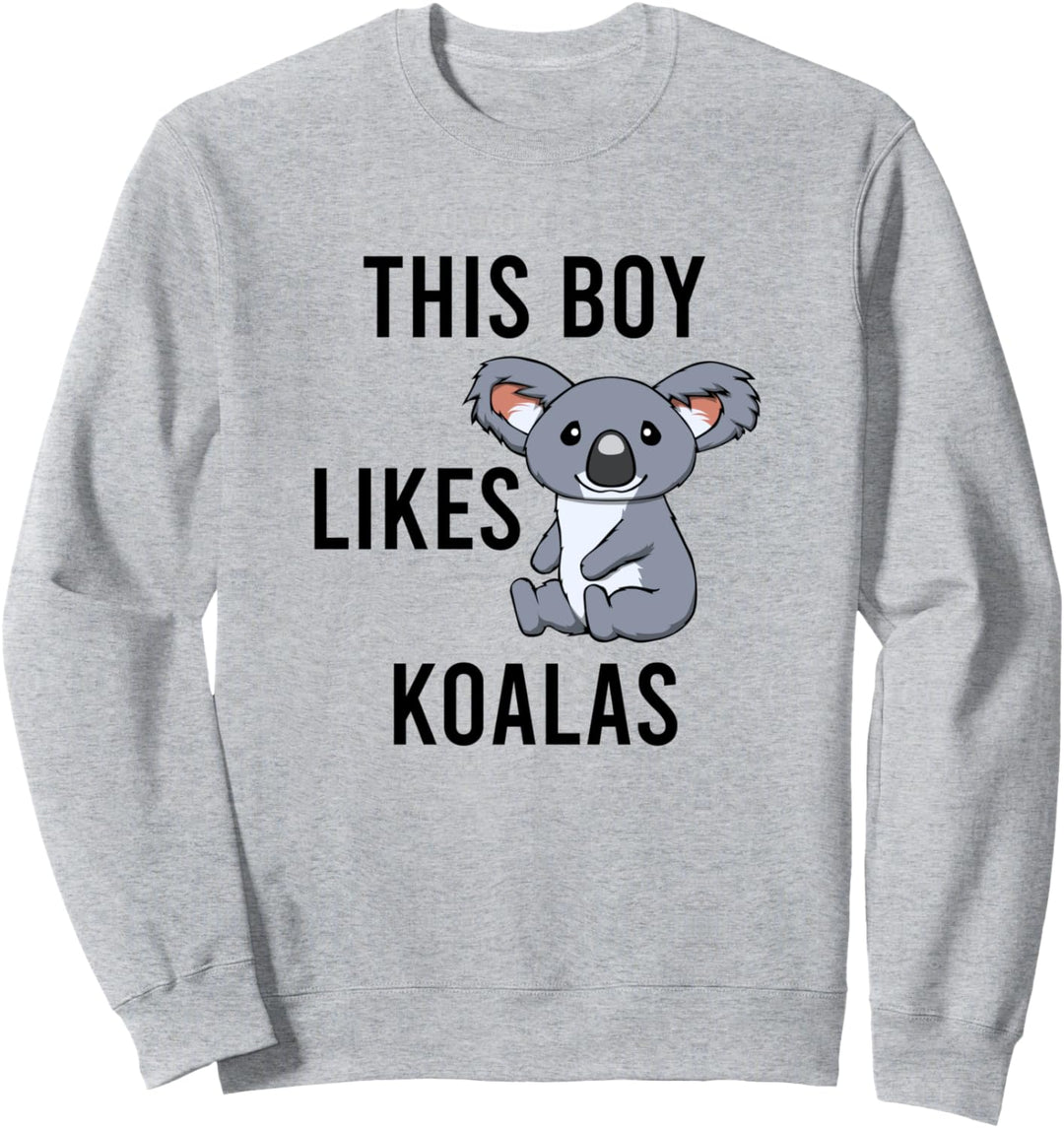 Niedlicher Koala-Bär Dieser Junge mag Koalas Sweatshirt