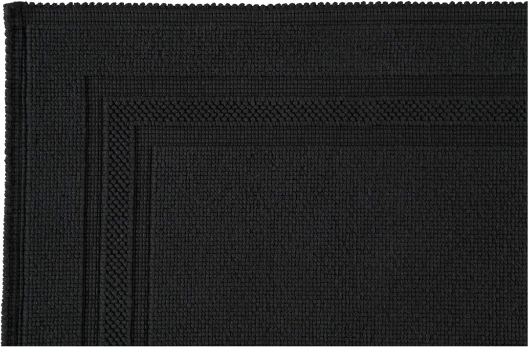 RHOMTUFT Badematte Gala Schwarz 15 Grösse 60x90 cm Schwarz - 15 60x90 cm, Schwarz - 15 60x90 cm