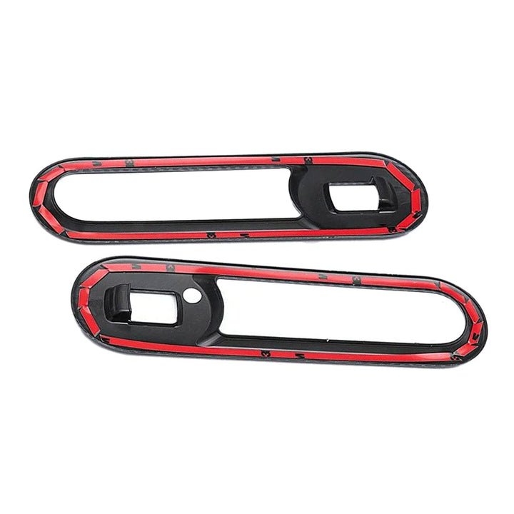 Riloer Carbon-Faser-Türfensterschalter-Abdeckungsverkleidung für BMVV Mini Clubman (F54) 2016-2022
