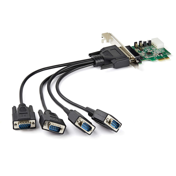 StarTech.com 4 Port Serielle PCI Express RS232 Adapter Karte - PCIe RS232 Serielle Host Controller K