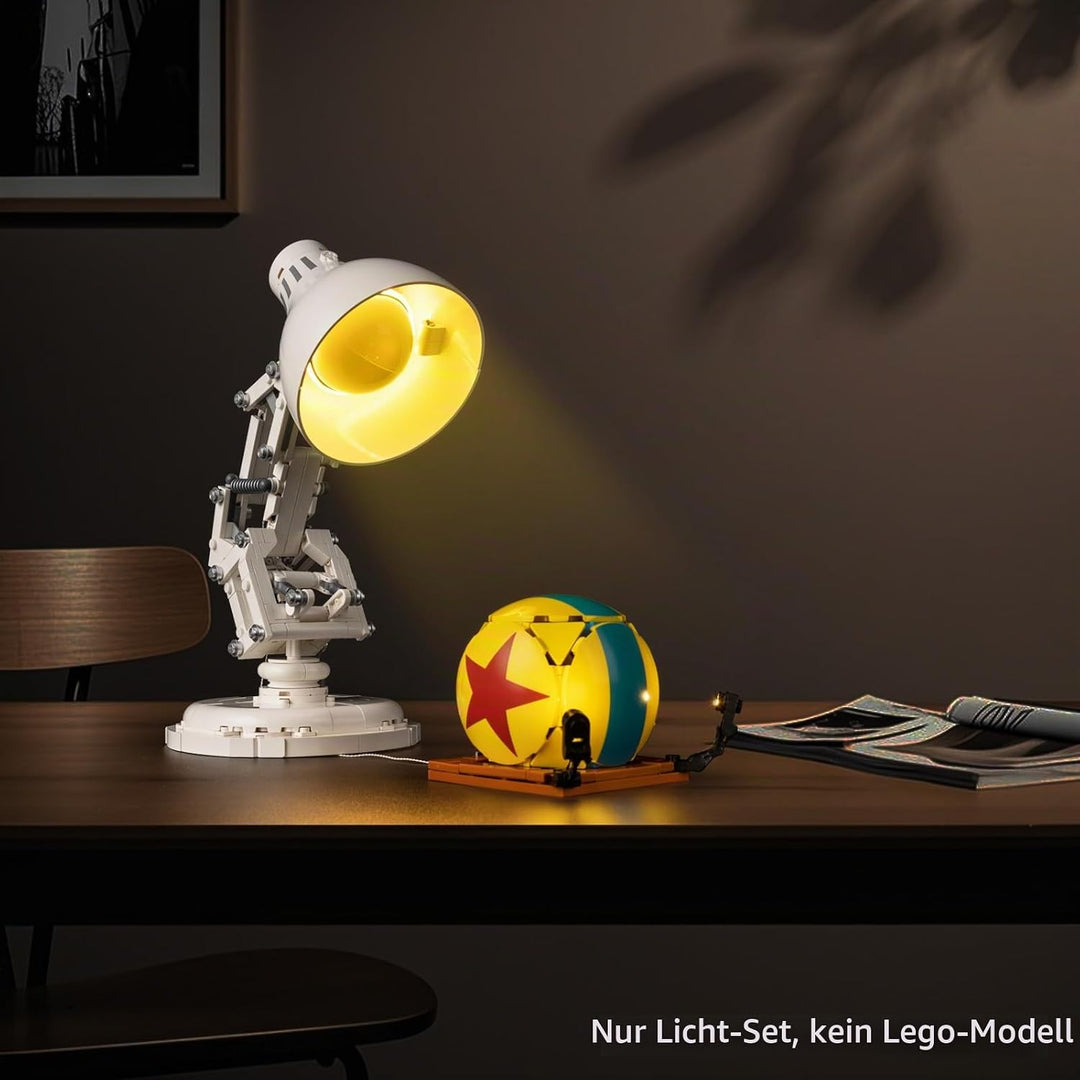 Kyglaring Led Licht Kompatibel mit Lego Ideas Pixar Set 21357 Bausteine, LED Beleuchtungszubehör für