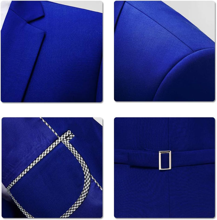 Allthemen Anzug Herren Anzug Slim Fit 3 Teilig Herrenanzug 3-Teilig Anzüge Herren Modern Sakko für B
