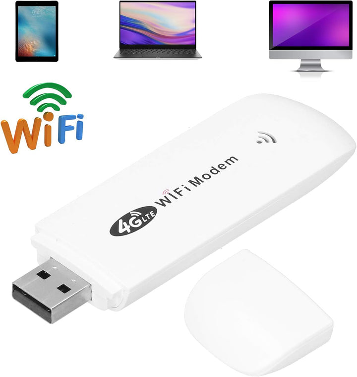 ciciglow 4G LTE USB Netzwerkadapter WLAN Hotspot Router Modem Stick, Netzwerkadapter Teilen Sich bis