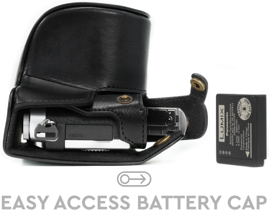 MegaGear Panasonic Lumix DC-GX850, DC-GF9 12-32mm Objektiv, DC-GX800, DMC-GF8, DMC-GF7 Ever Ready Le