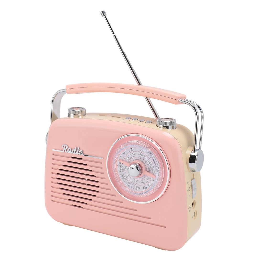 Lautsprecher, Tragbares Retro-Radio, Vielseitiges 5.0, USB, FM AM SW -Radio mit Teleskopantenne, für