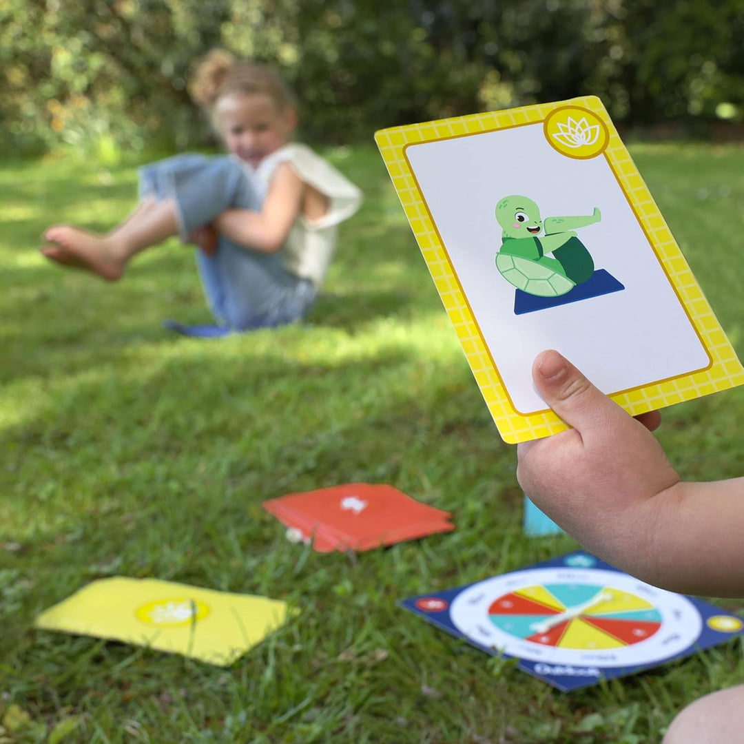 SES Creative | Animal Yoga für Kinder | Yoga-Spielset | 27 Karten mit von Tieren inspirierten Körper