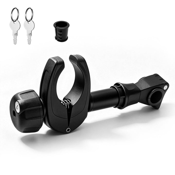Rahmenhalter für Fahrradträger, Universal Kurze Fahrradrahmenhalter Abschliessbare, Alu Rahmenhalter