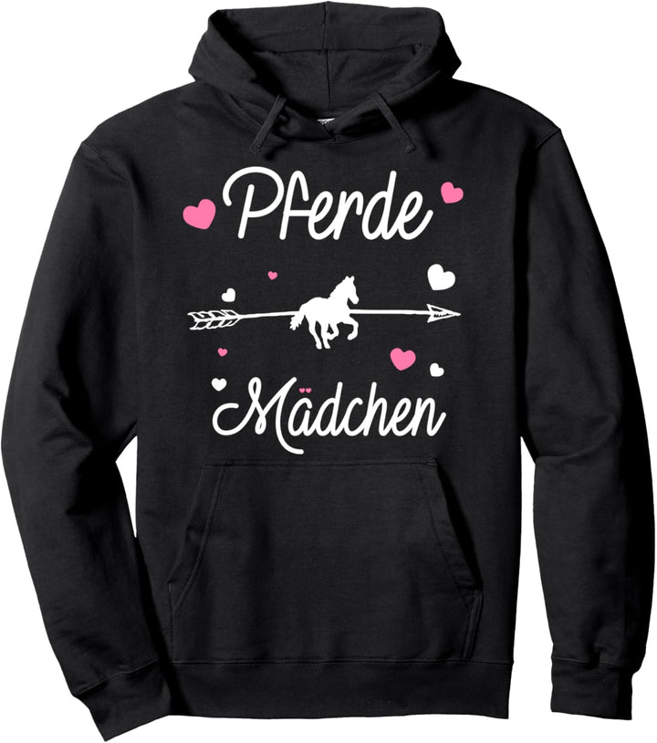 Süsses Design mit Pferdemotiv - Pferde Mädchen Pullover Hoodie
