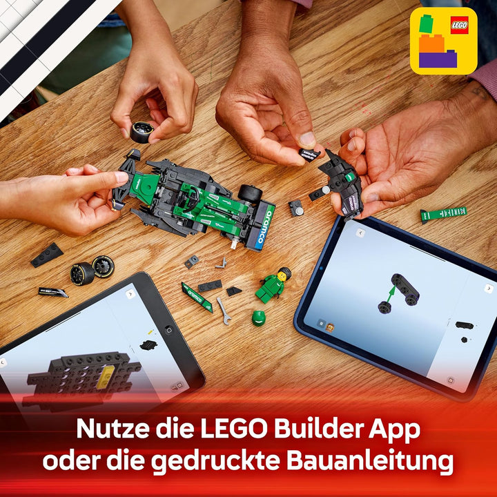 LEGO Speed Champions Aston Martin Aramco F1 AMR24 Rennauto - Spielzeug mit Formel 1 Minifigur zum Sa