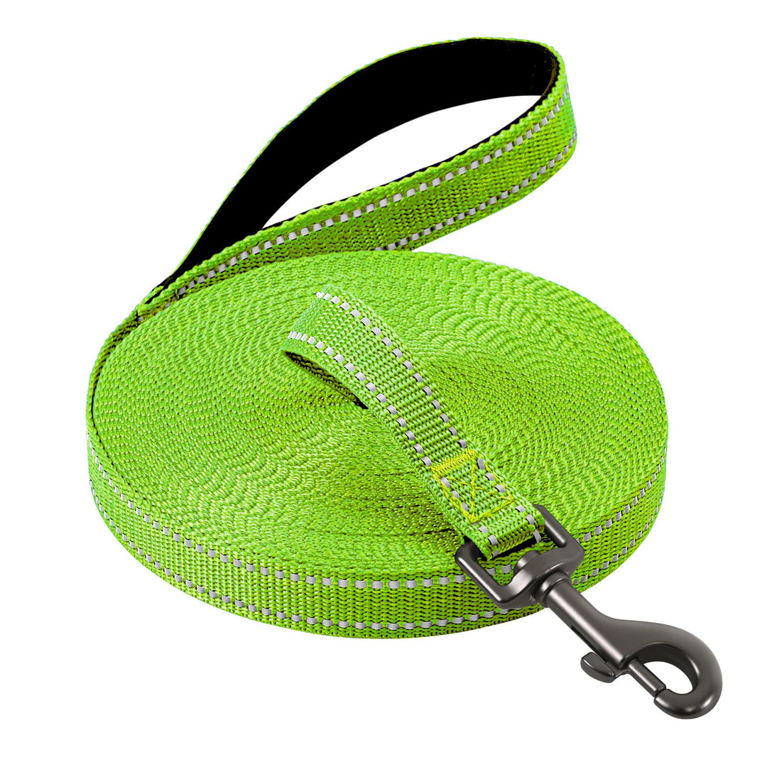Demigreat Schleppleine für Hunde, 3m / 5m / 10m / 15m / 20m Robuste Lange Hundeleine Reflektierend T