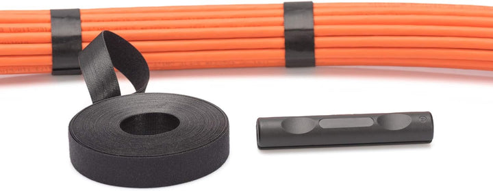 DIGITUS M6 Schrauben & Käfigmuttern – 100 Stück Set – Für 19-Zoll & 10-Zoll Schränke + Klettband für