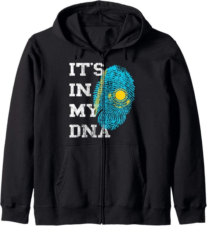 Es Ist In Meiner DNA Kasachische Genetik Kasachstan Kasache Kapuzenjacke