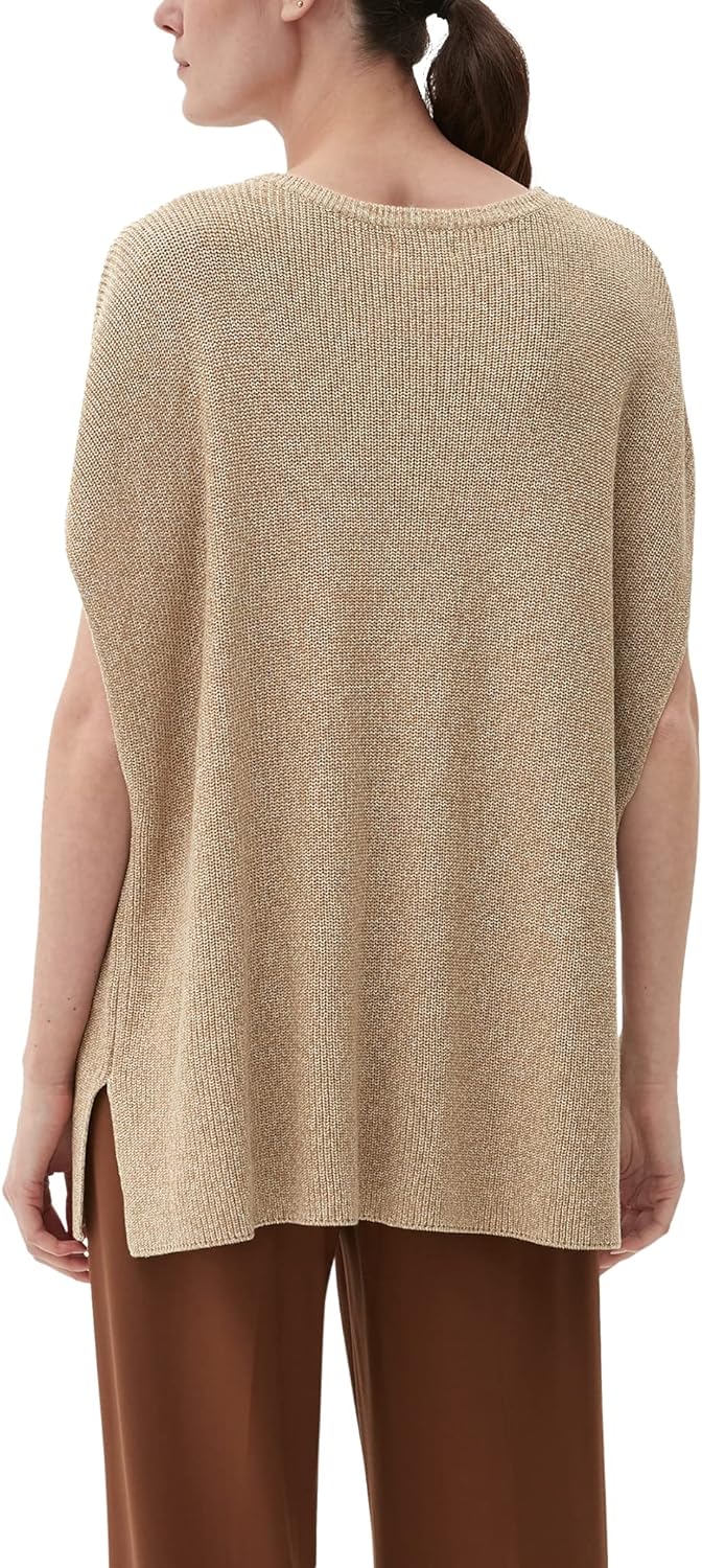 s.Oliver Damen Poncho Einheitsgrösse Brown, Einheitsgrösse Brown