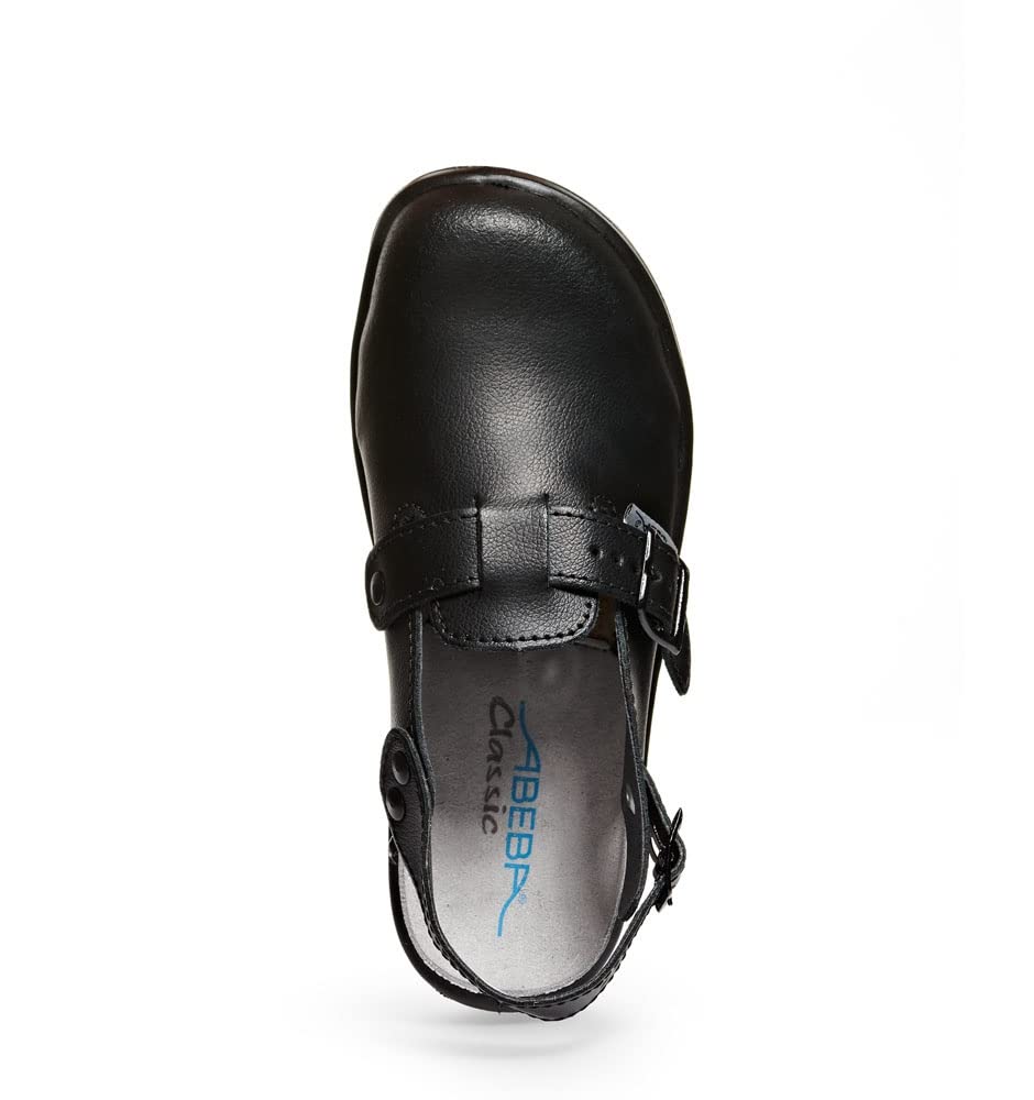 ABEBA 1010-37 Sicherheitsschuh - Arbeitsclog - Classic - Genarbtes Leder - Antistatisch - Rutschfest