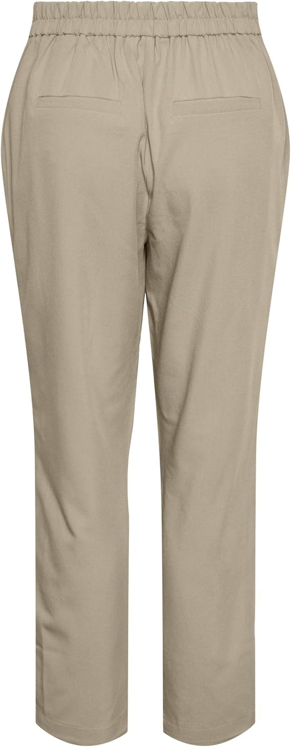 PIECES Damen Pcboss Mw Ankle Pants Noos Hose XS White Pepper, XS White Pepper