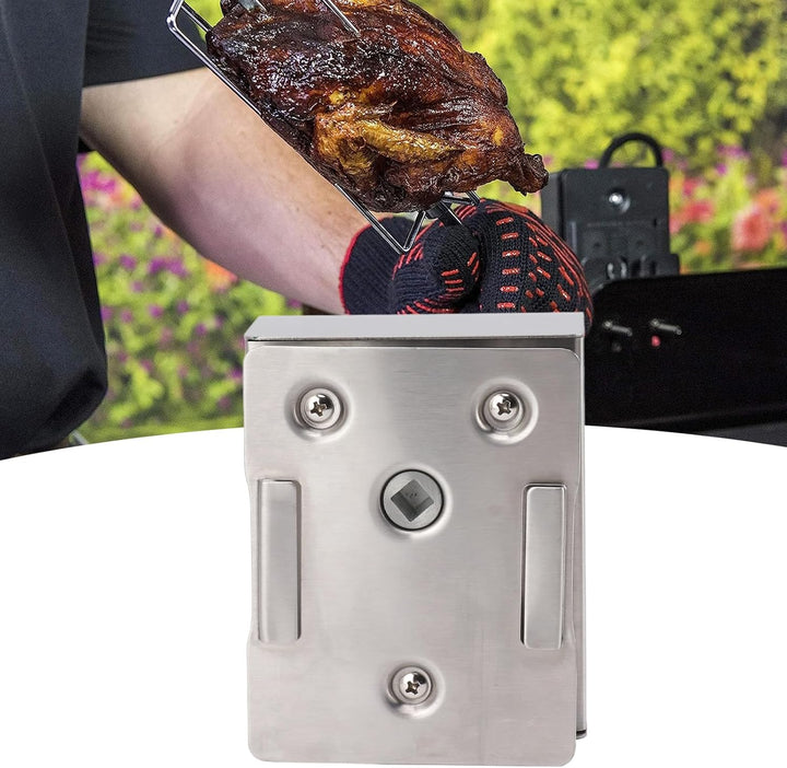 Grill Rotisserie Motor Spiess Röster BBQ 12 V 70 Kg Last Aluminiumlegierung Automatischer Rücklauf G