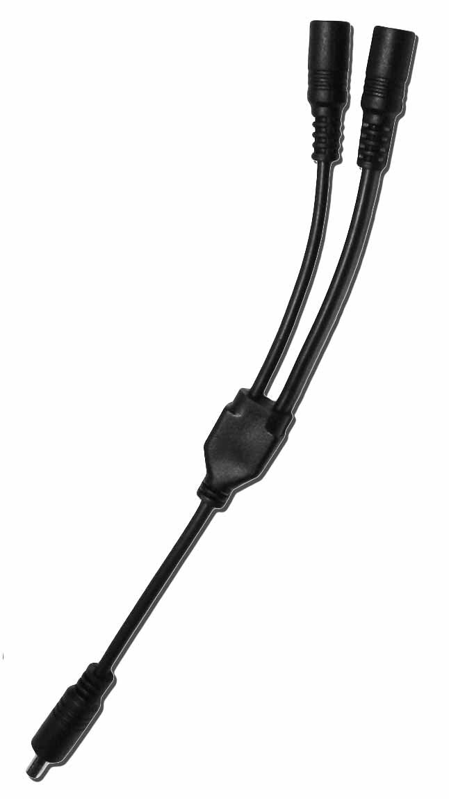 Y-Adapter zur Parallelschaltung von Solarmodulen mit Hohlstecker 2,1 x 5,5 mm