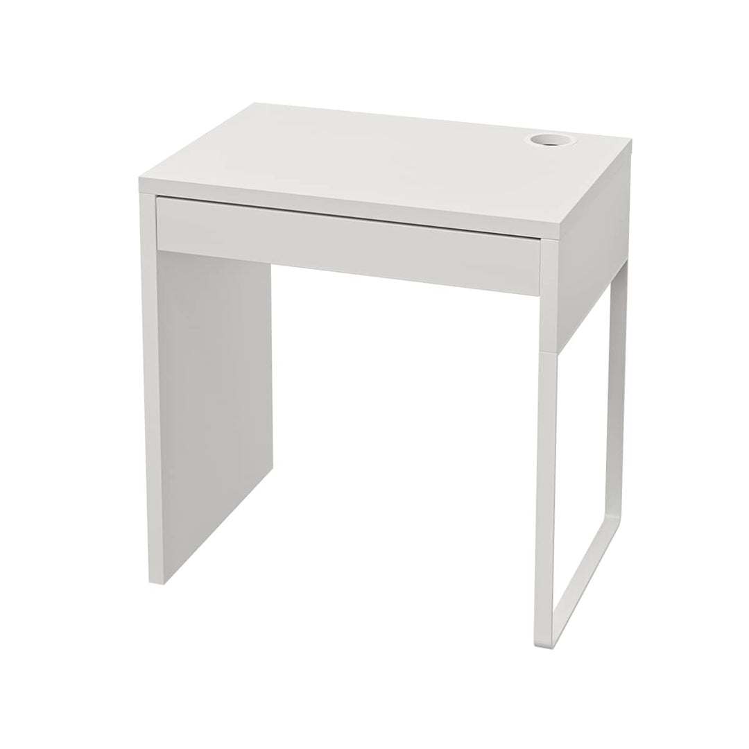 IKEA MICKE Schreibtisch in weiss; (73x50cm) 1 Weiss, 1 Weiss