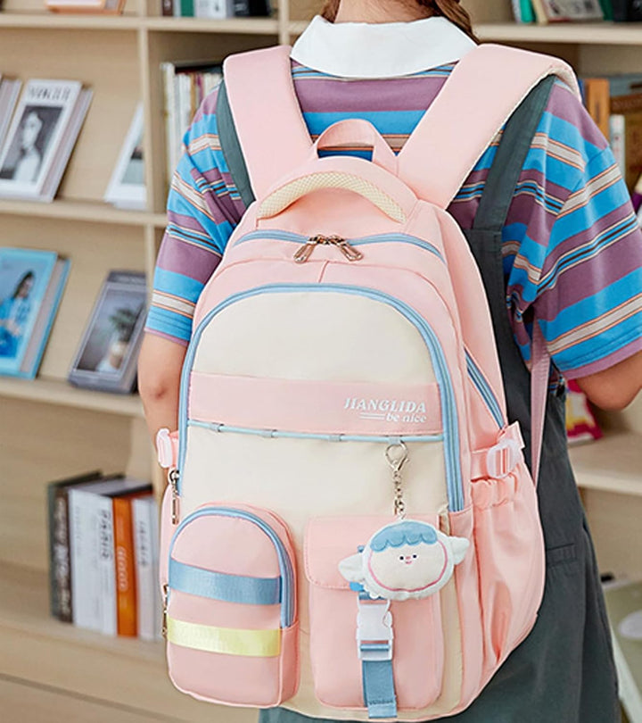 IBALULU Schulrucksack Teenager Schulranzen Schulrucksack Mädchen Jungen Schultasche Wasserdicht Ruck