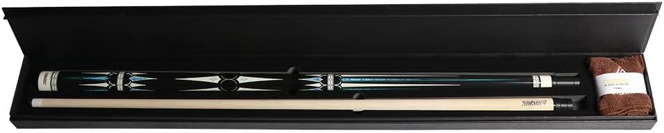 CUESOUL Galaxy 58 Zoll 19 Unzen Billardqueue, 13 mm Spitzen blau CSPC-GX-2, blau CSPC-GX-2