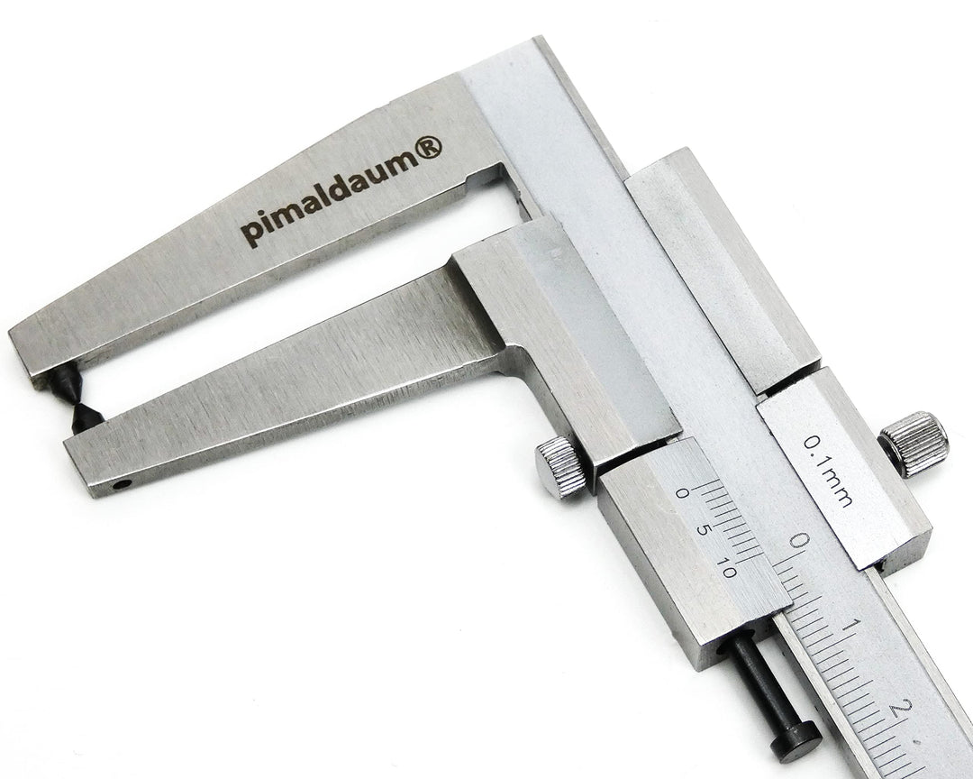 PIMALDAUM® Scheibenbremsen-Messschieber 0-60 mm Messgenauigkeit Nonius 0,05 mm, gem. nach DIN 862, E
