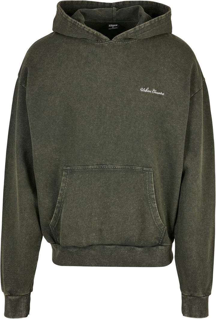 Urban Classics Herren Kapuzenpullover Small Embroidery Hoody, Oversized Passform, überschnittenen Sc