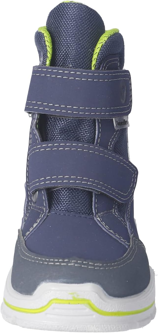 RICOSTA Jungen Winterstiefel ALIX, Boots,WMS:Weit,Sympatex,Glow in The Dark 27 EU Weit Blau 180, 27