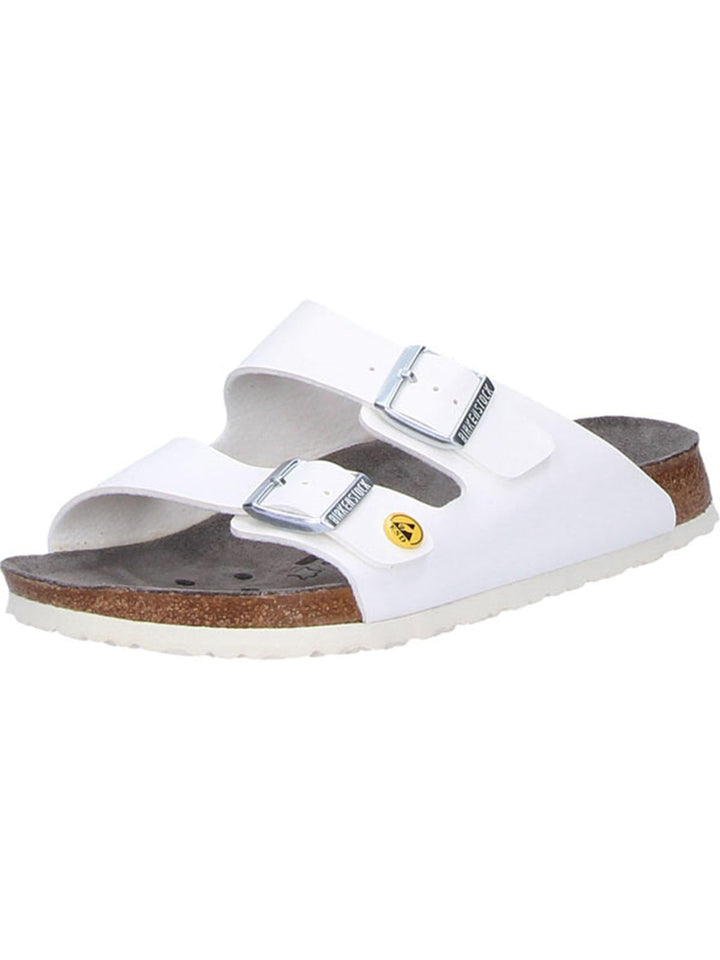 BIRKENSTOCK Arizona Birko-flor Esd Unisex Berufsschuh ARIZONA Antistatik Birko-Flor WEISS Gr. 35 - s