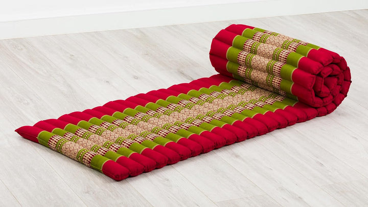 livasia Rollmatte Rollmatratze S schmal - 200x50x4,5cm - Gästebett Gästematratze 1 Person mit Muster