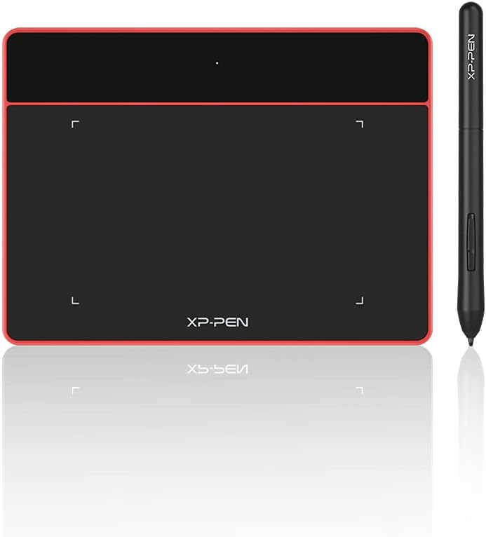 XP-PEN Deco Fun XS Grafik-Tablet, digitales Zeichnen, 10,2 x 7,6 cm (4 x 3 Zoll), für E-Learning und