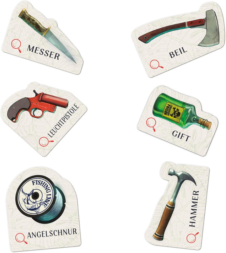 Cluedo Conspiracy Brettspiel für Erwachsene und Jugendliche, deutsche Version des Mystery Games, für