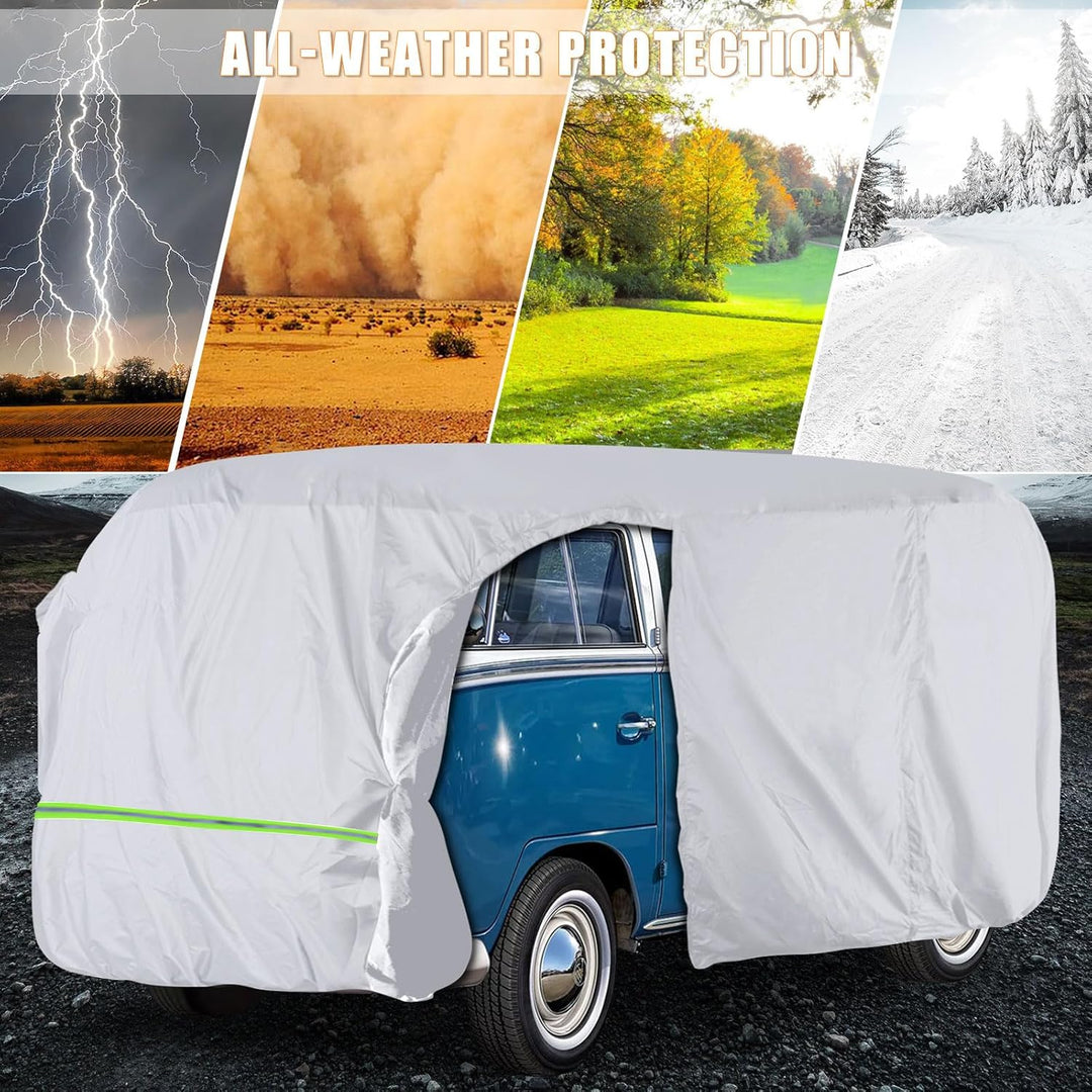 Vollständige Autoabdeckung Ersatz für VW Type 2 T1 T2 T3 1950-1992, 300D Wetterfest UV-beständig Aut