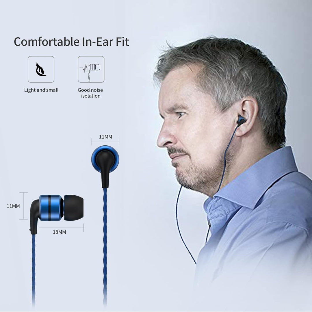 SoundMAGIC E80 Kabelgebundene Ohrhörer ohne Mikrofon, HiFi-Stereo-Kopfhörer, geräuschisolierende In-