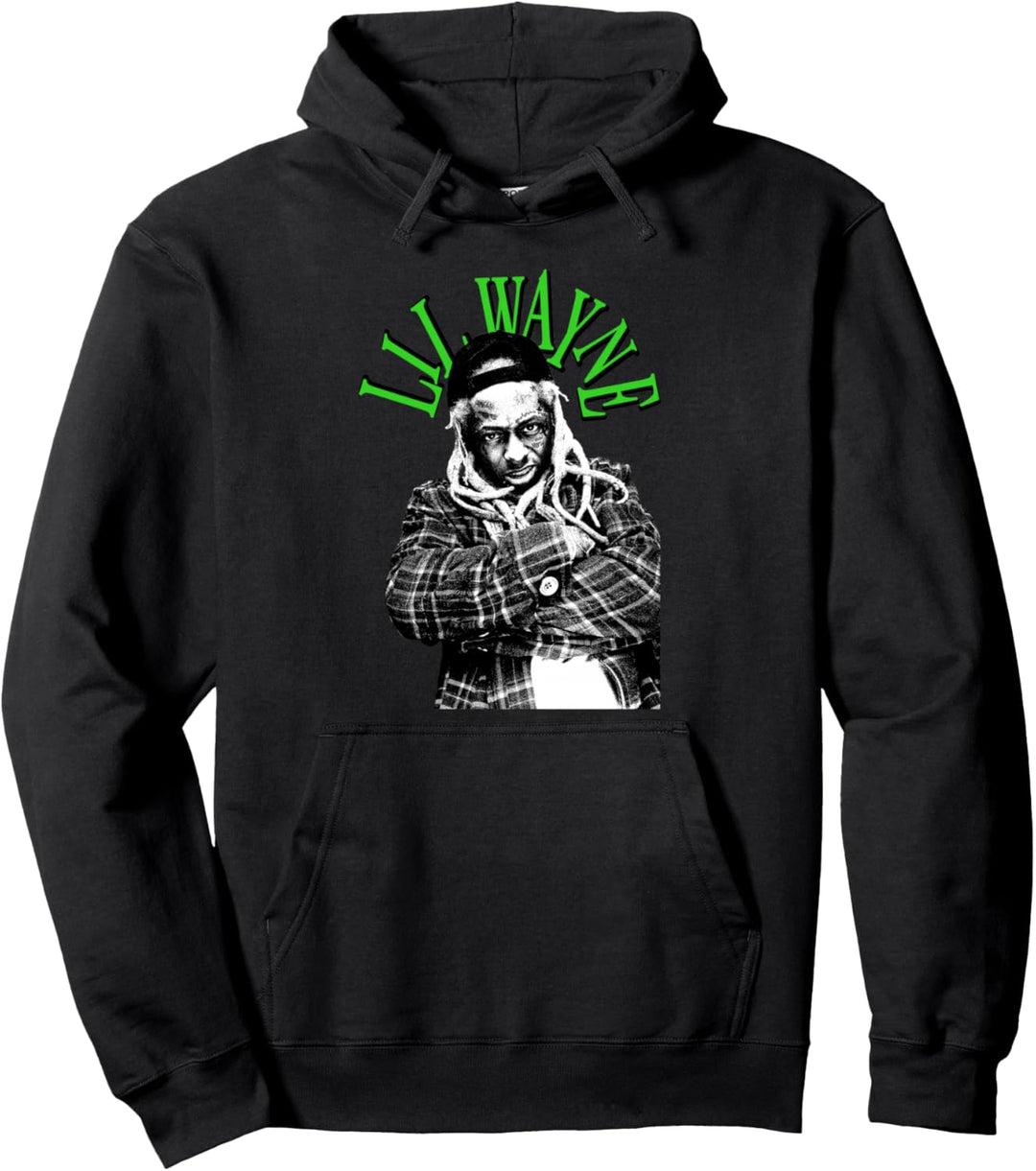 Lil Wayne Grün Foto Pullover Hoodie