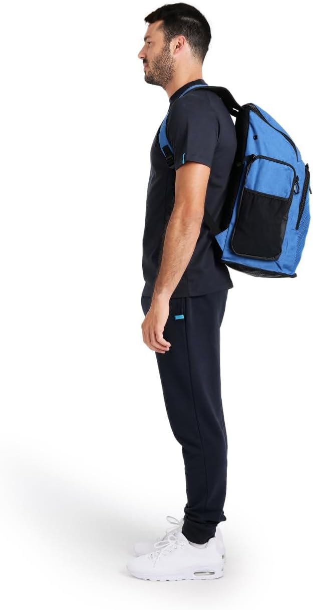 Arena Team Backpack 45 Grosser Sportlicher Rucksack, Reise-, Sport-, Schwimm- und Freizeitrucksack,