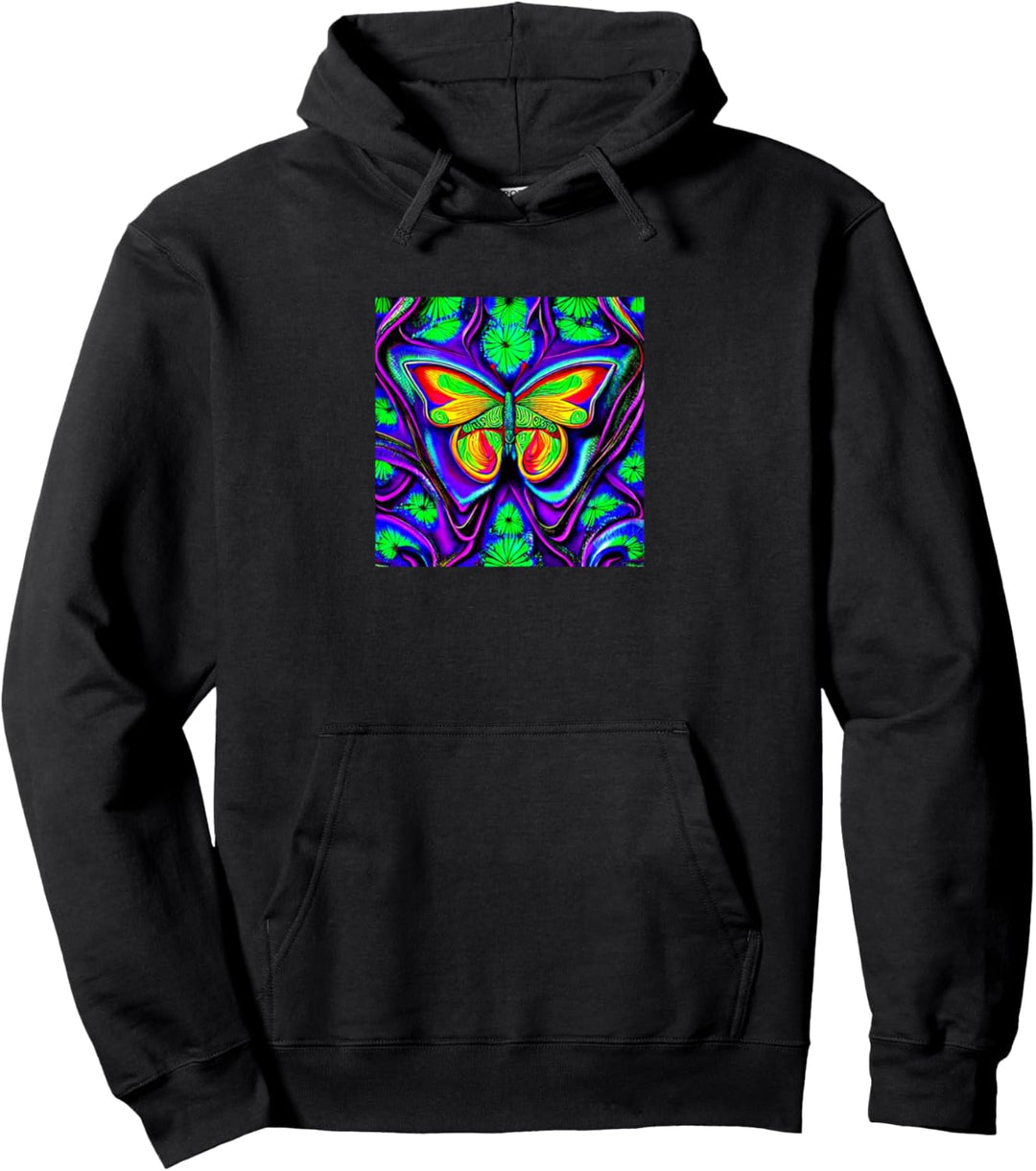 Schmetterling Illustration künstlerischer Schmetterling Pullover Hoodie