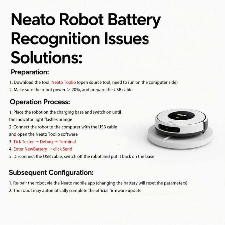 ANTIEE 6500mAh Akku für Neato Robotics D3 D4 D5 D6 D7 D3+ D301 D303 D5+ D502 D503 D701 D702 D703 D70