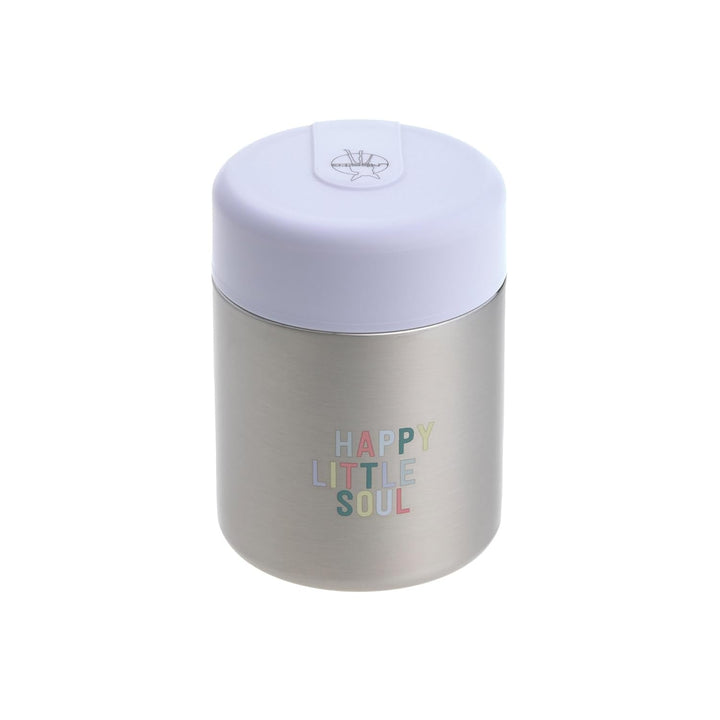 LÄSSIG Baby Kinder Thermo Warmhaltebox Brei Snacks auslaufsicher Edelstahl 315 ml/Food Jar Happy Fru