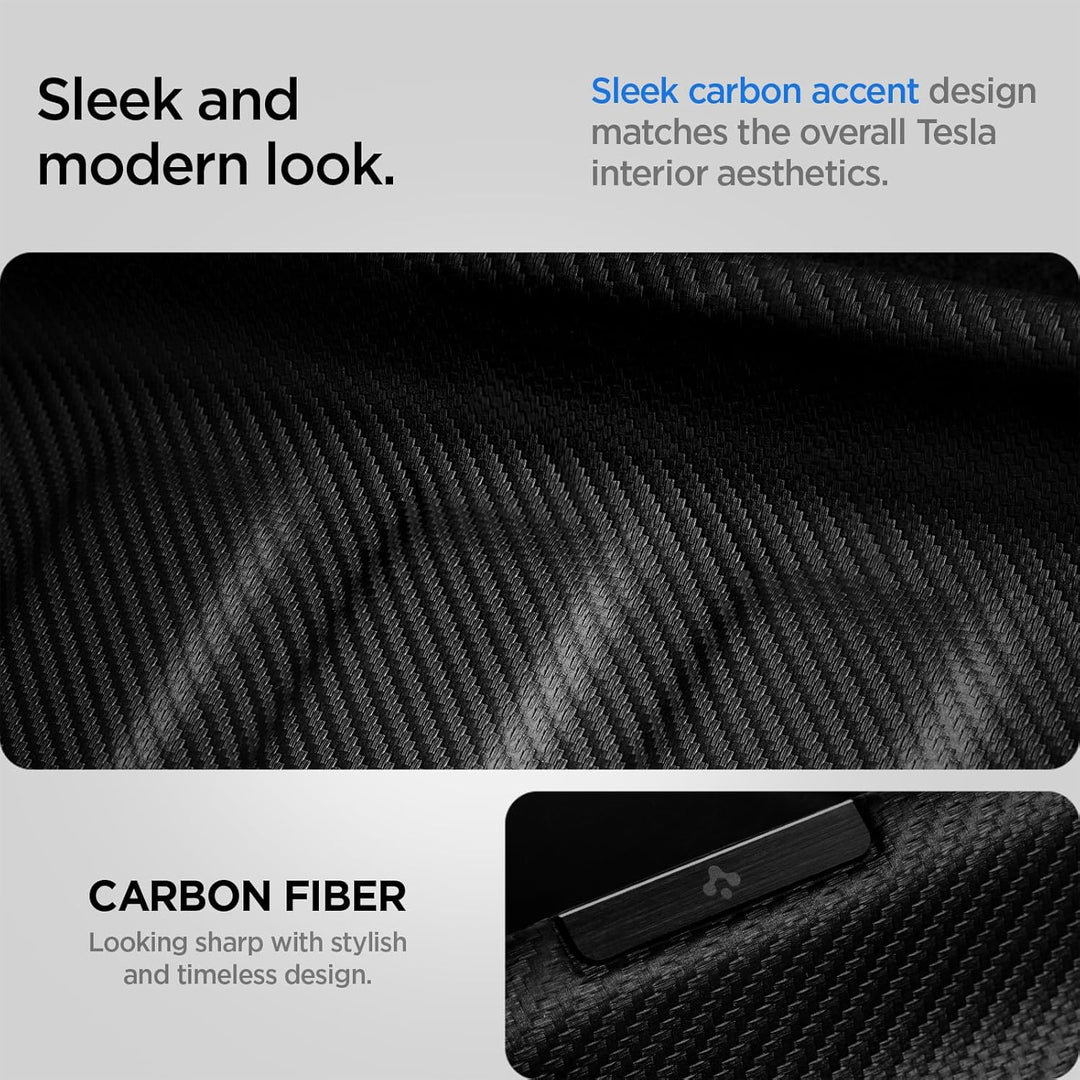 Spigen Tesla Model Y (~2024) Hintere Kofferraummatte für Aufbewahrung, Stossfestes XPE-Material zum
