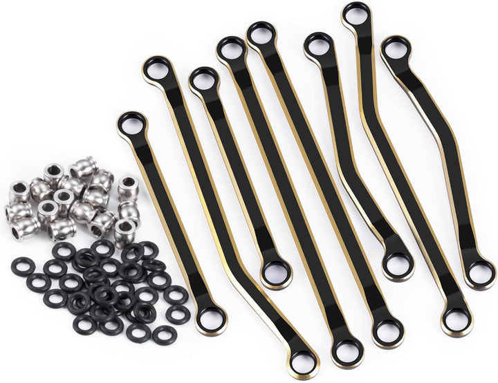 Runup High Clearance Chassis Link Rod Metal Connecting Rod Set for 1/18 RC Crawler Tra-xxas TRX4-M-K
