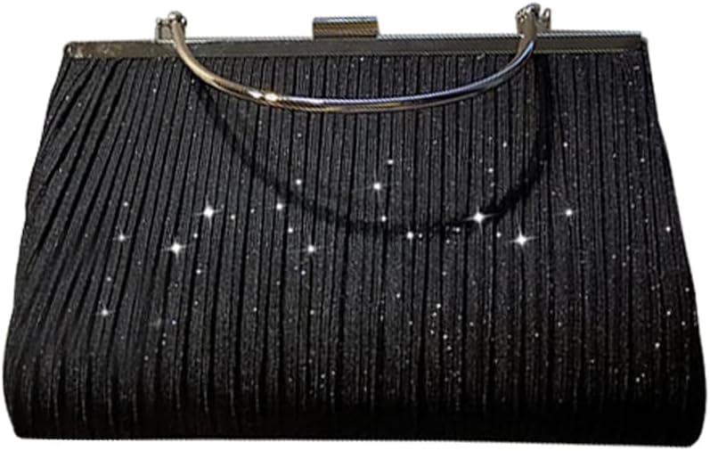 CORIOS Pailletten Abendtasche Damen Clutch Tasche Glänzend Schultertasche Glitter Handtasche mit Ket