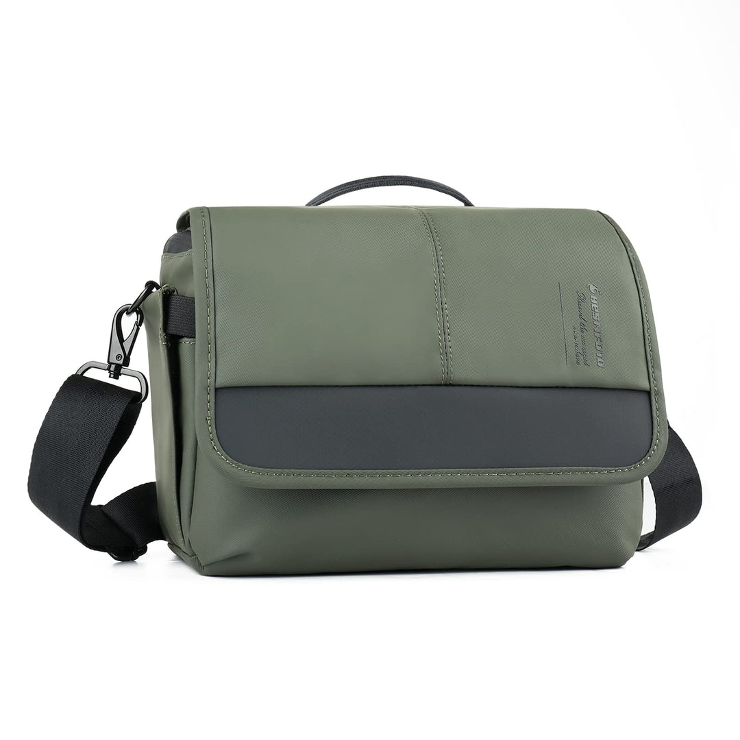 Besnfoto Kameratasche Kleine DSLR Kamera Umhängetasche für Fotografen wasserdichte Messenger Bag Cro