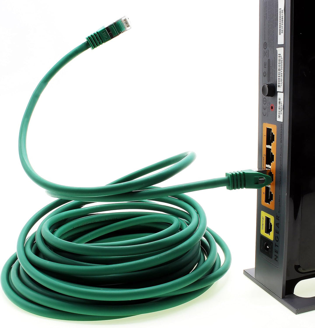 1aTTack.de 5m - grün - 5 Stück Cat7 Netzwerkkabel SFTP Patchkabel Lankabel Rohkabel 10GB/s - 500 Mhz
