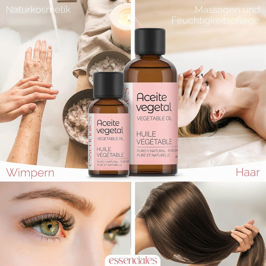 Kamelienöl Bio 100 Prozent Rein Kaltgepresst + Camellia Oleifera Öl Für Hautpflege Anti Aging Und Ha