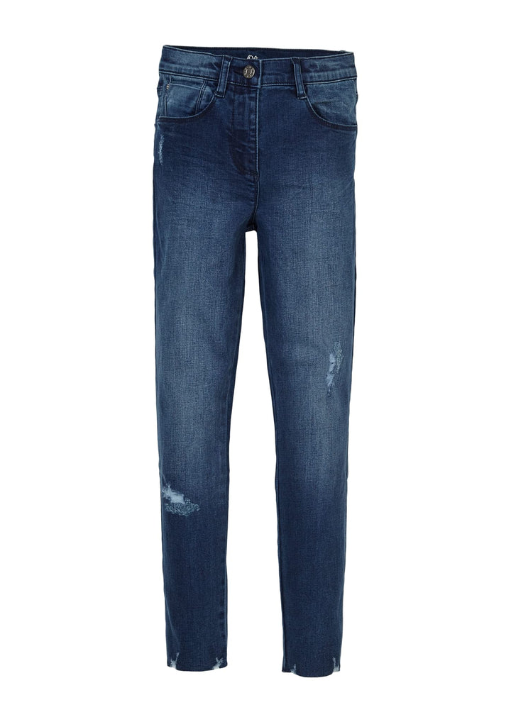 s.Oliver Junior Girl's Hose lang Skinny Suri Pants, Dark Blue stretche, 164
