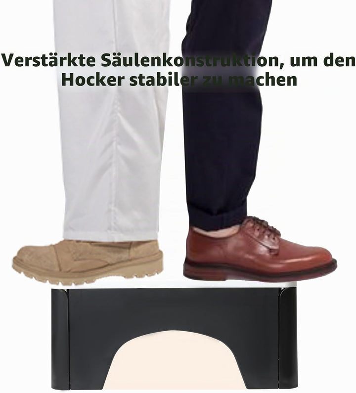 EASACE Toilettenhocker Klappbar Faltbarer HockerPhysiologischer Hocker Badezimmer Hocker für Badezim