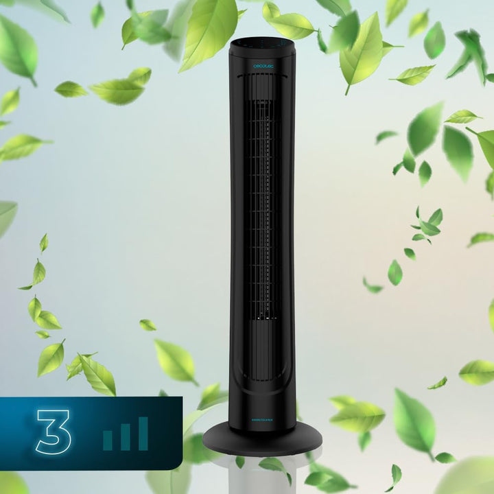 Cecotec Digitale Turmventilator mit Fernbedienung und Timer EnergySilence 9090 Skyline, 45 W, 40'' (