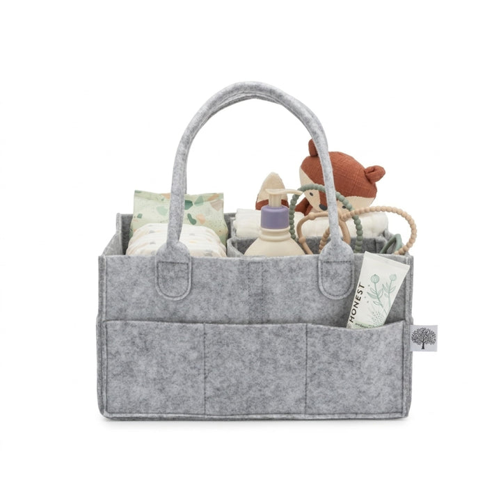 Parker Baby Diaper Caddy - Nursery Storage Bin and Car Organizer for Diapers and Baby Wipes regular