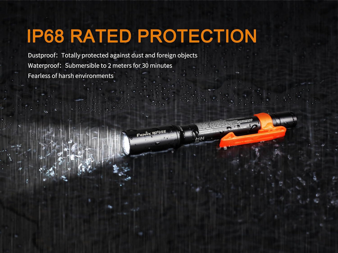 Fenix Unisex-Adult WF05E EX-Geschützte LED Taschenlampe, Black, small