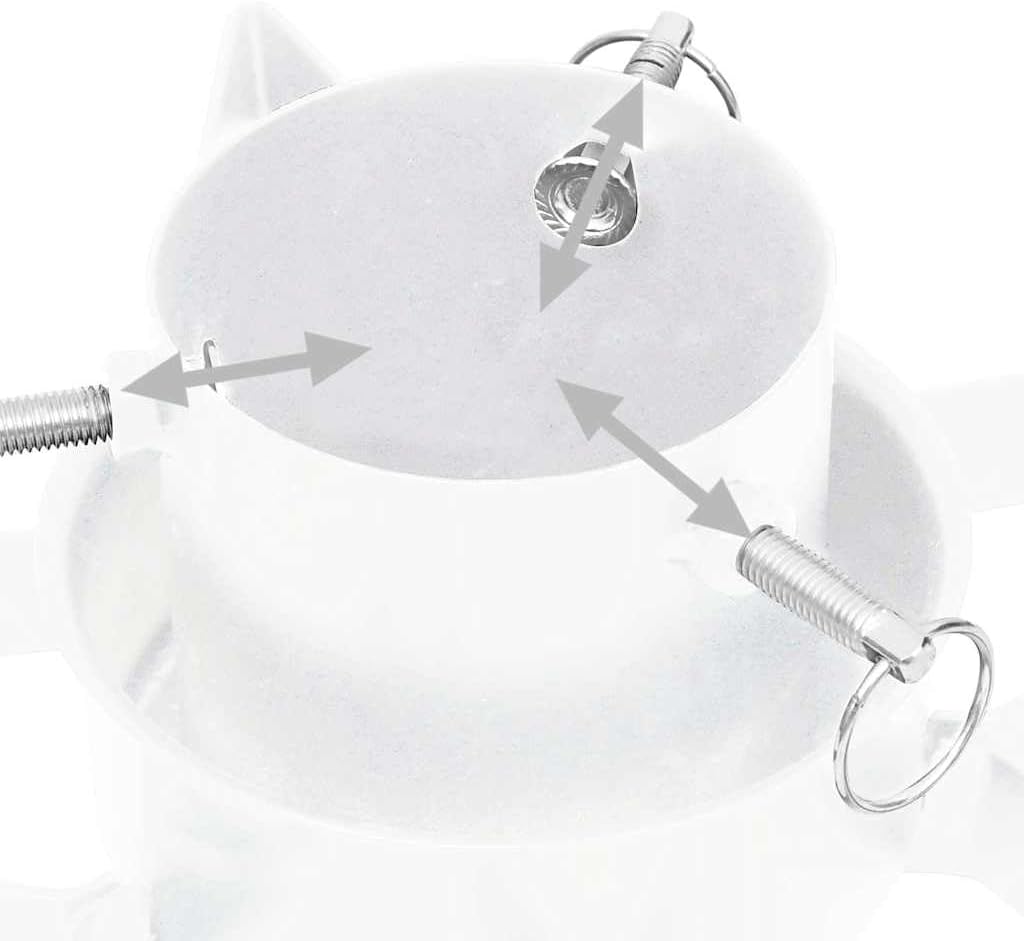vidaXL Christbaumständer Weihnachtsbaumständer Tannenbaumständer Baumständer Weihnachtsbaumhalter We